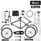 🚴 1:10 Симулационен мини DIY ретро велосипед модел декорация 🎁