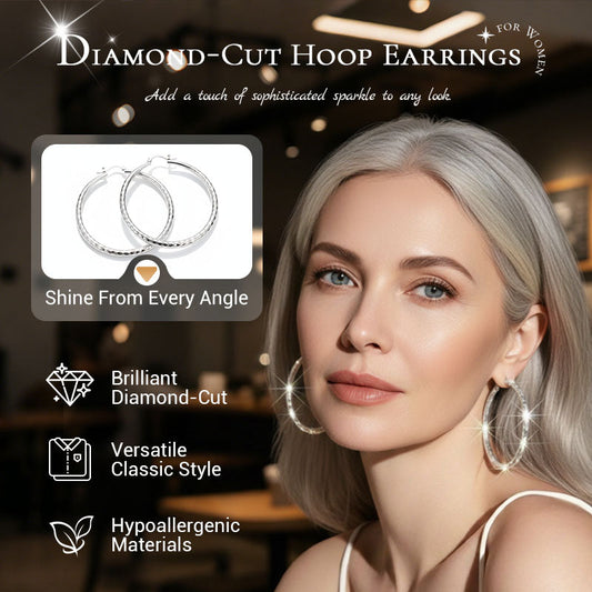 【💎1+1 безплатно】Посребрени кръгли обици