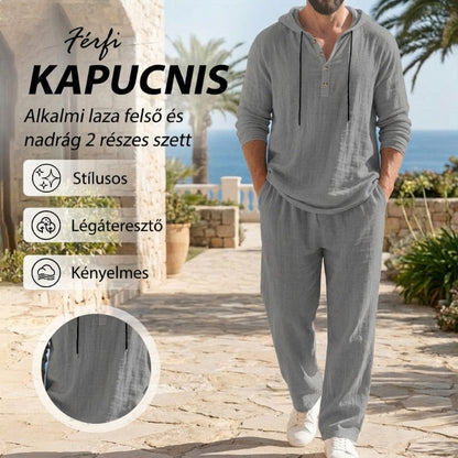 👕Мъжки комплект с качулка + панталони – удобство, стил и многофункционалност