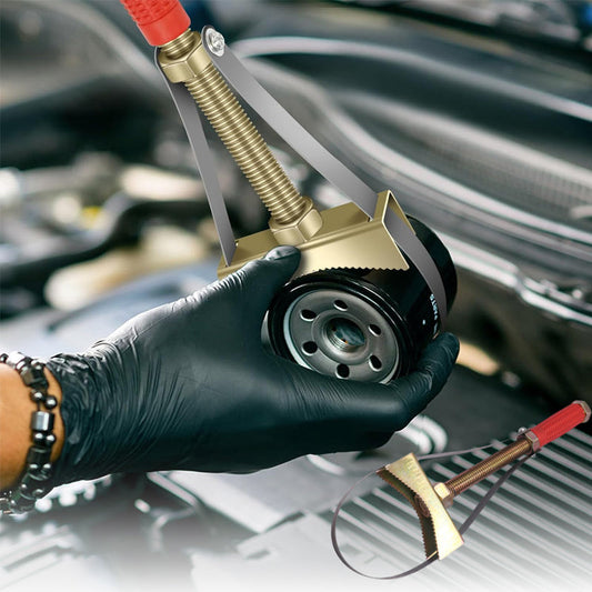 Ключ за маслен филтър за автомобил с регулируема стоманена лента