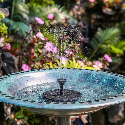 ⛲Мини фонтанче за двора на слънчева енергия