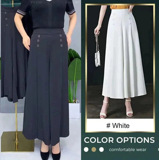 🎉【M-4XL】✨Стил плисирани панталони с широки крачоли