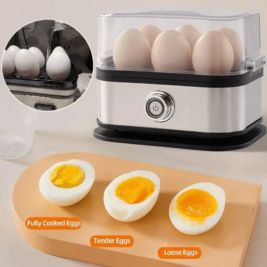 👩‍🍳 Мултифункционален яйцеварка с прозрачен капак