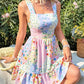 🌸 Романтиката цъфти! Флорална минипола без ръкави за лятна елегантност 👗
