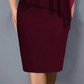 💖【S-4XL】✨Шифонена рокля с кръгло деколте и кристали