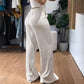 🎉【S-XL】💝Дамски комплект втален топ и панталон с цяла дължина