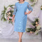🌸【S-2XL】👗елегантна дантелена рокля с цветя