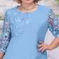 🌸【S-2XL】👗елегантна дантелена рокля с цветя