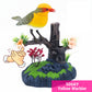 🦜Интерактивна играчка с гласово активиране, имитираща чуруликане на птица