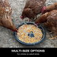🐓Голям кръгъл бункер за храна за птици
