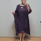 💜Елегантна, лека рокля с пайети от 2 части за жени