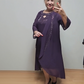 💜Елегантна, лека рокля с пайети от 2 части за жени