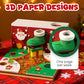 Коледен 3D календар за декорация от хартия