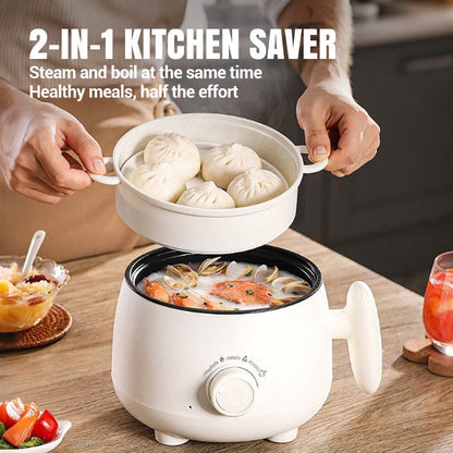 🍲Преносим, многофункционален, незалепващ електрически съд за готвене♨️