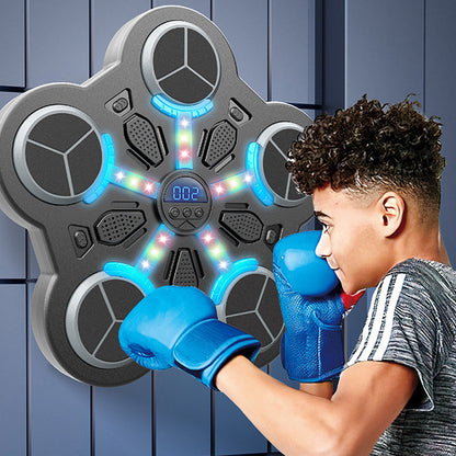 🥊🎶 Bluetooth музикален боксов треньор - Насладете се на забавление и упражнения у дома 🔥✨