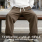 ✨🔥Мъжки широки панталони с връзки и джобове