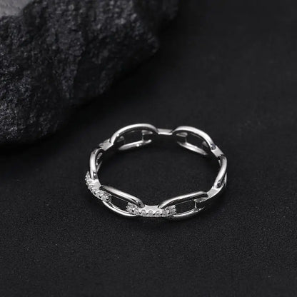 💍✨Блестящ пръстен с изрязан куб от цирконий