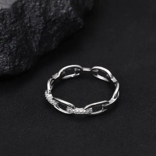 💍✨Блестящ пръстен с изрязан куб от цирконий