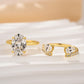 💎Дамски блестящ пръстен с ажурна капка💍✨