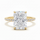 💎💍Пръстен с диамант с висока въглеродна съдържание, огранен „Ледено цвете“