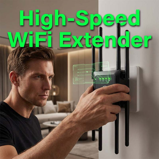 WiFi удължител с голям обхват – стабилен сигнал в цялата къща